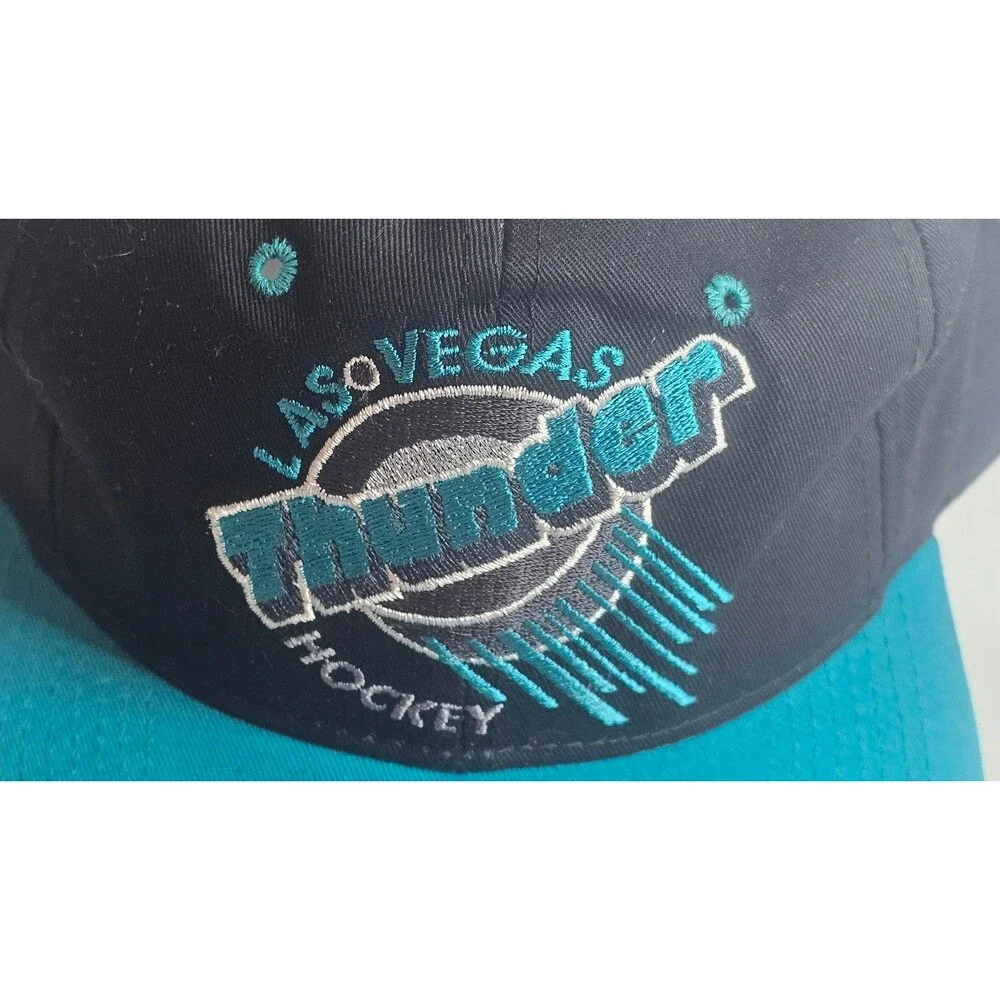 Vintage NWT Las Vegas Thunder IHL Minor League Hockey Cap Snapback Hat Knights